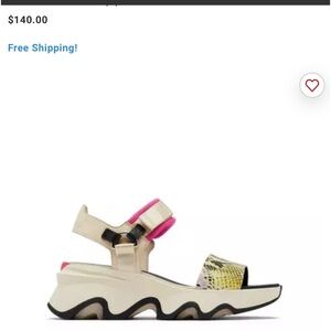 Sorel Kinetic Impact II Sling Low Sandal (Women) Size 10 Brand New